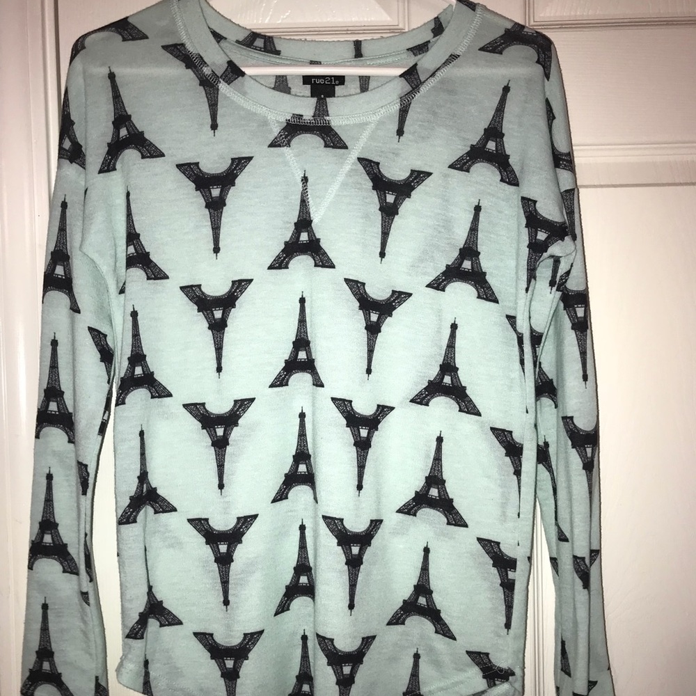 Blue long sleeve shirt